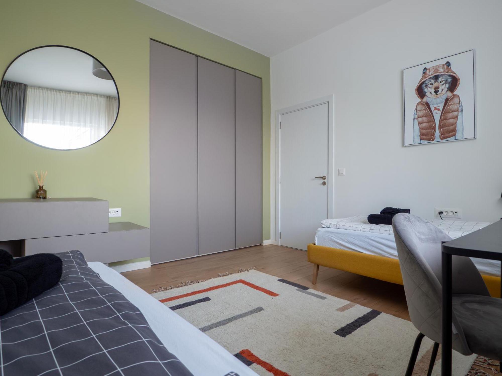 Central Apartment Parking Two Bedrooms Sky Terrace صوفيا المظهر الخارجي الصورة